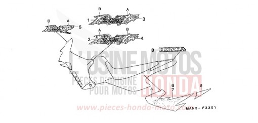 MARQUE (2) NX650W de 1998